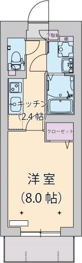 コントウィスタ 203号室 間取り