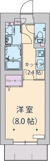コントウィスタ 104号室 間取り