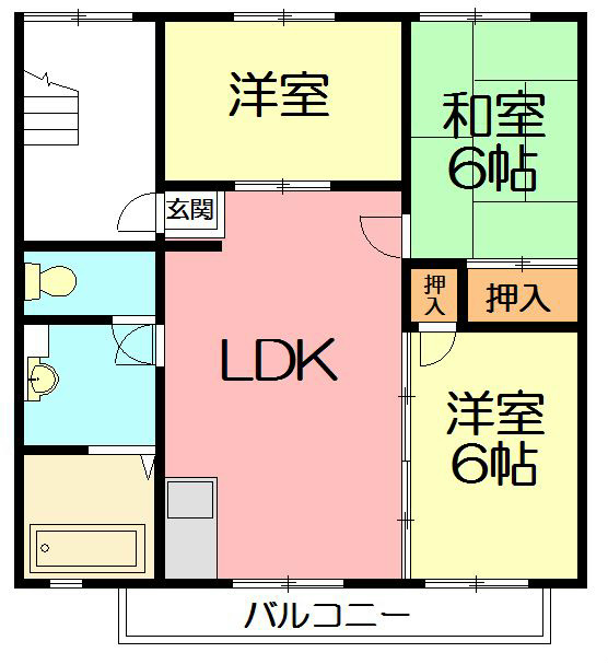 ハイツシルフィード 202号室 間取り