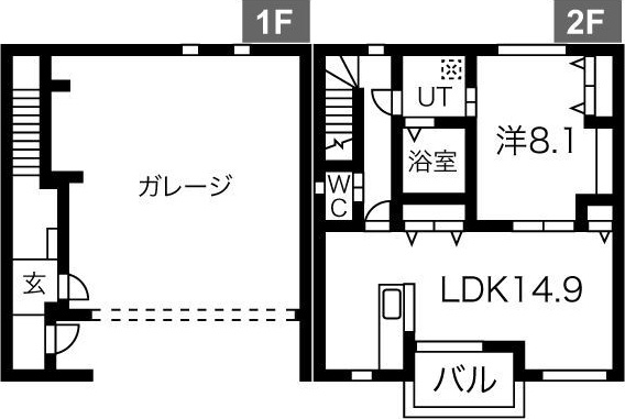 Y.K Garage湘南大和 101号室 間取り