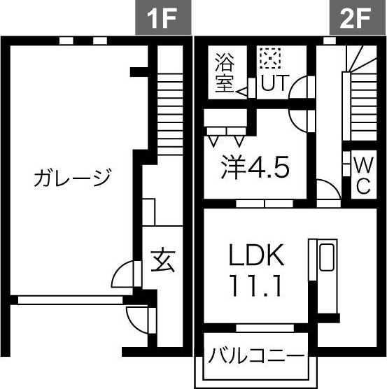 Y.K Garage湘南大和 103号室 間取り
