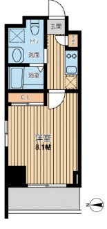 S-FORT小田原栄町 904号室 間取り