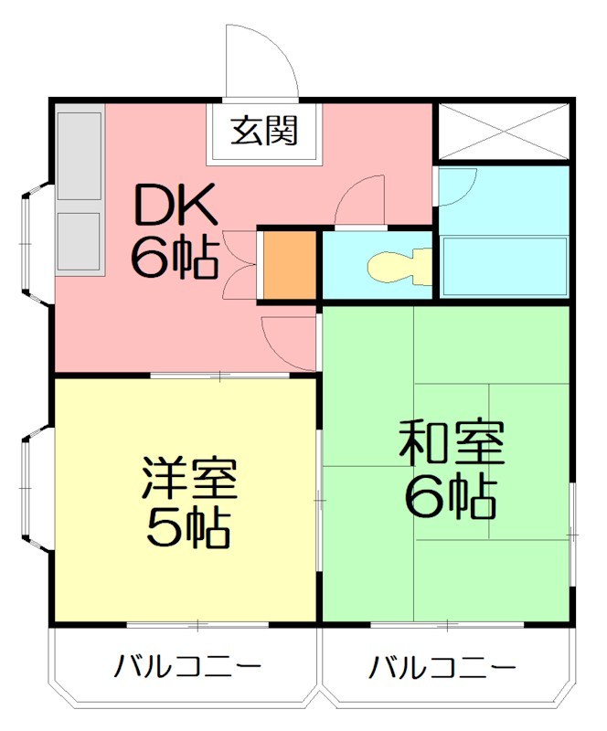 ジュネパレス平塚第03 0302号室 間取り
