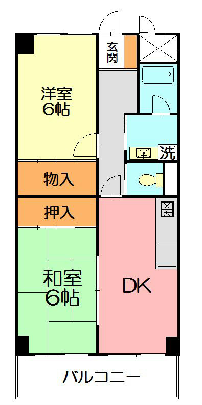 メゾンドサンク 104号室 間取り