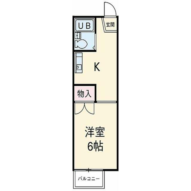 プチメゾン以楚 202号室 間取り