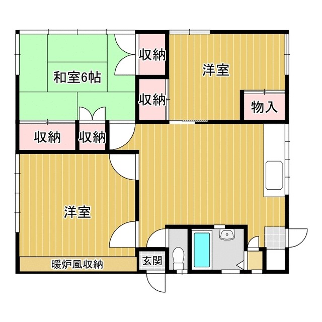 澤田貸家　3号棟 間取り
