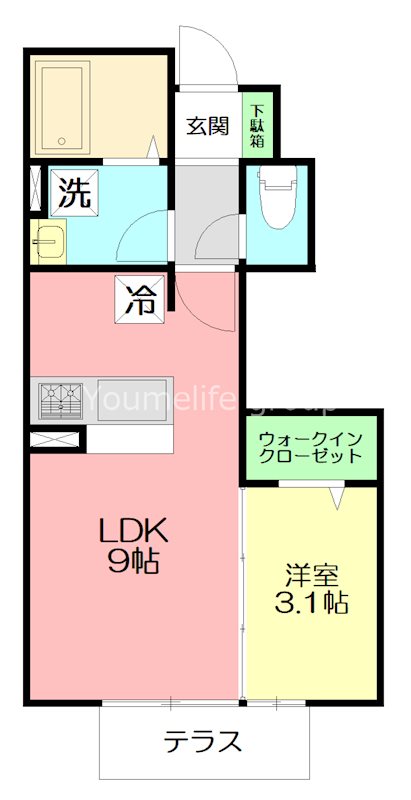 コート　エム 102号室 間取り
