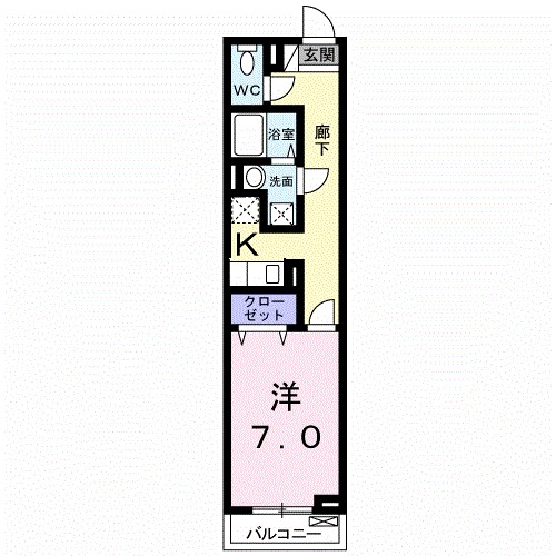 サンアーバン湘南 202号室 間取り
