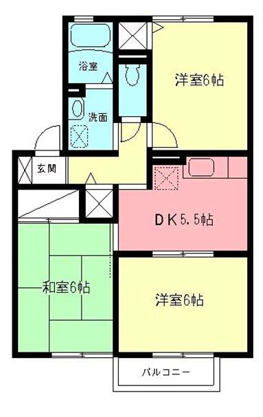 プランドールNT 102号室 間取り