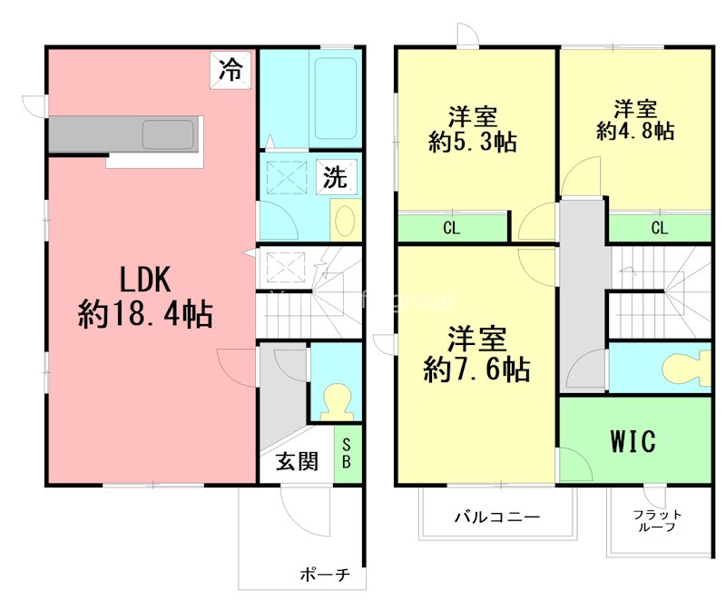 ビラ久木 A1号室 間取り