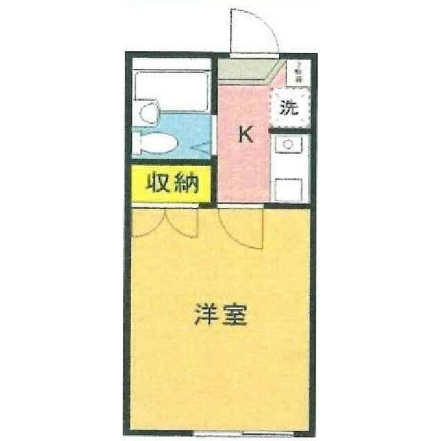 カトレアⅠ 204号室 間取り