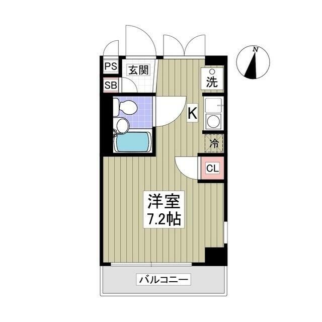 ウィンベルソロ平塚Ｎｏ．９ 203号室 間取り