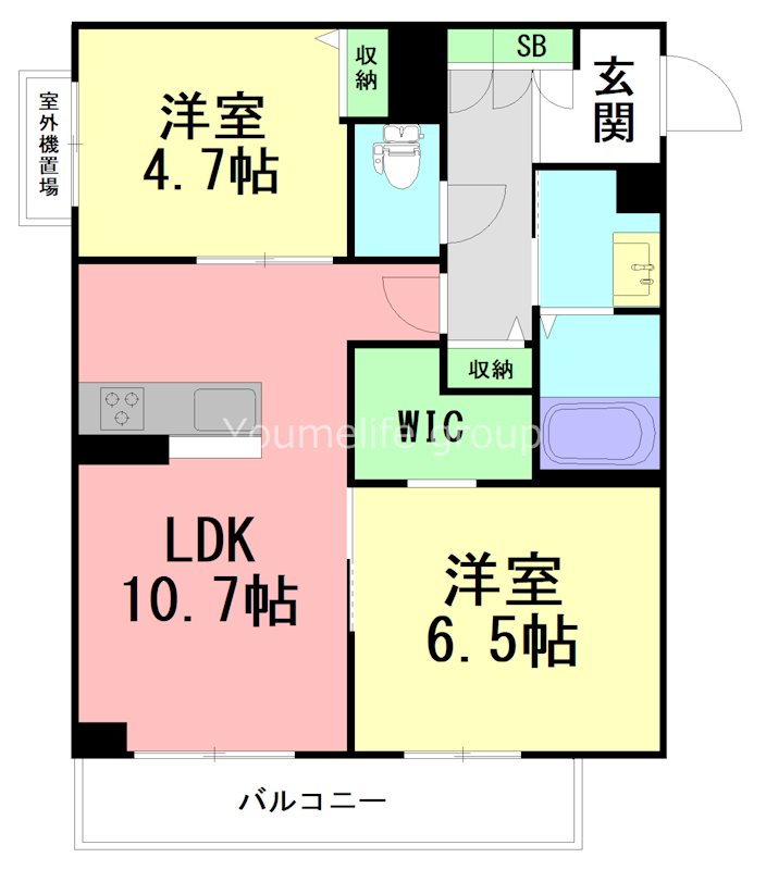 レジデンシア湘南茅ヶ崎 00203号室 間取り