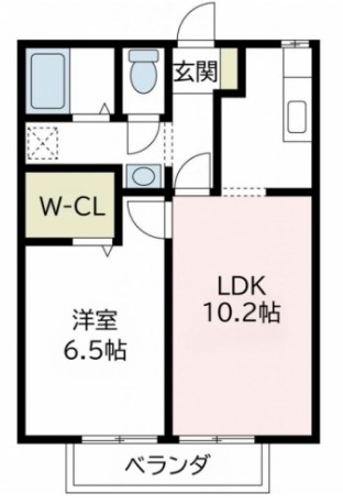 ヴィラ・シャルマン 103号室 間取り