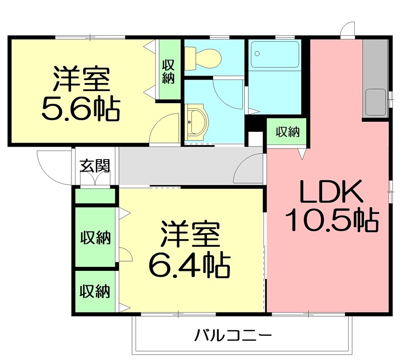 ドリーミー湘南 Ⅱ 00202号室 間取り