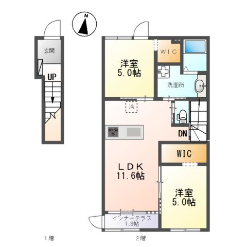 ローズ・ヴェルジュ 間取り