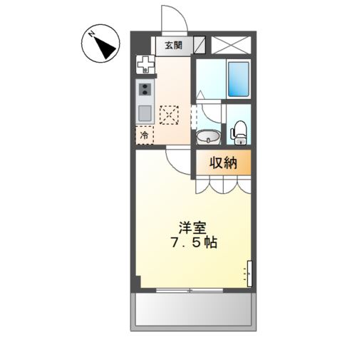 シャン・デ・フルール 間取り