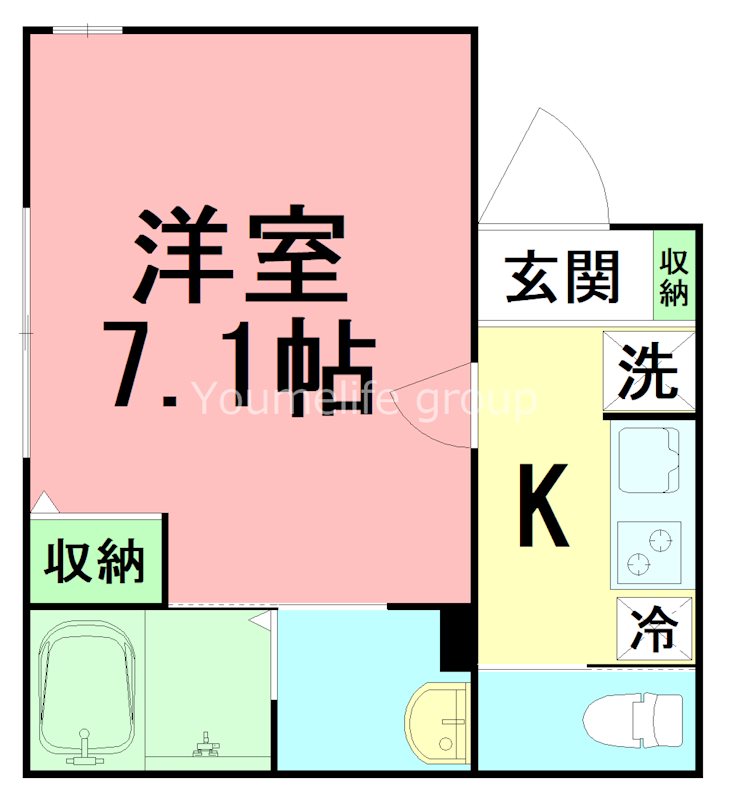 アザーレ・パッシオ本厚木A 103号室 間取り