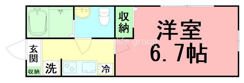 アザーレ・パッシオ本厚木A 301号室 間取り