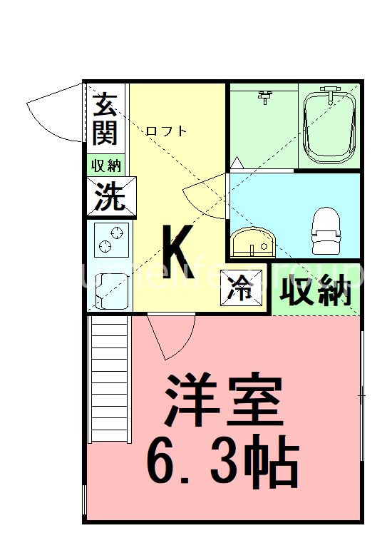 アザーレ・パッシオ本厚木A 302号室 間取り
