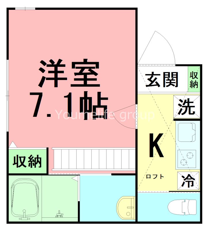 アザーレ・パッシオ本厚木A 303号室 間取り