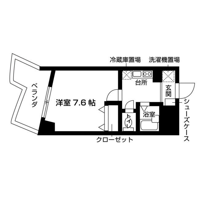 グランアベニール 210号室 間取り