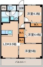 グリーンアベニュー 間取り