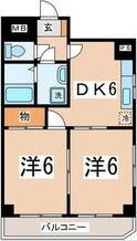 パールハウス2 301号室 間取り