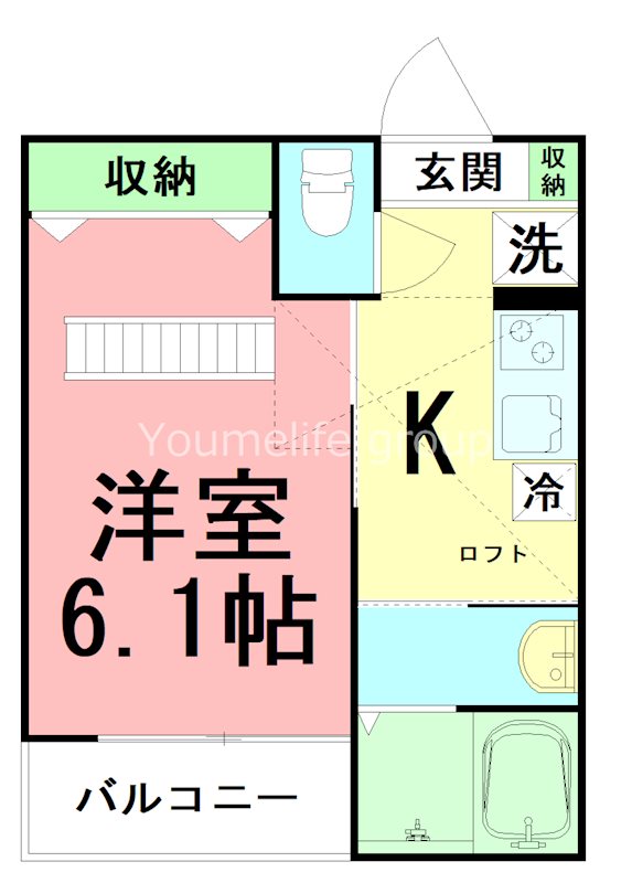 アザーレ・パッシオ本厚木B 303号室 間取り