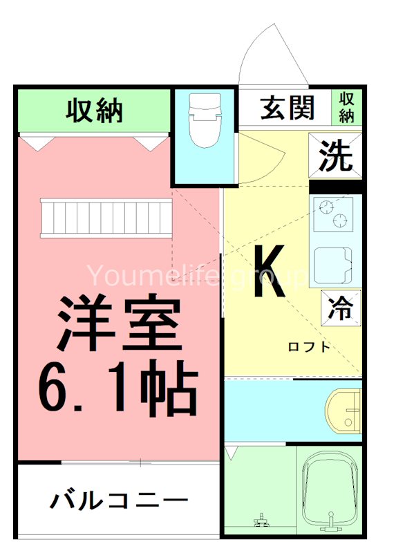 アザーレ・パッシオ本厚木B 302号室 間取り