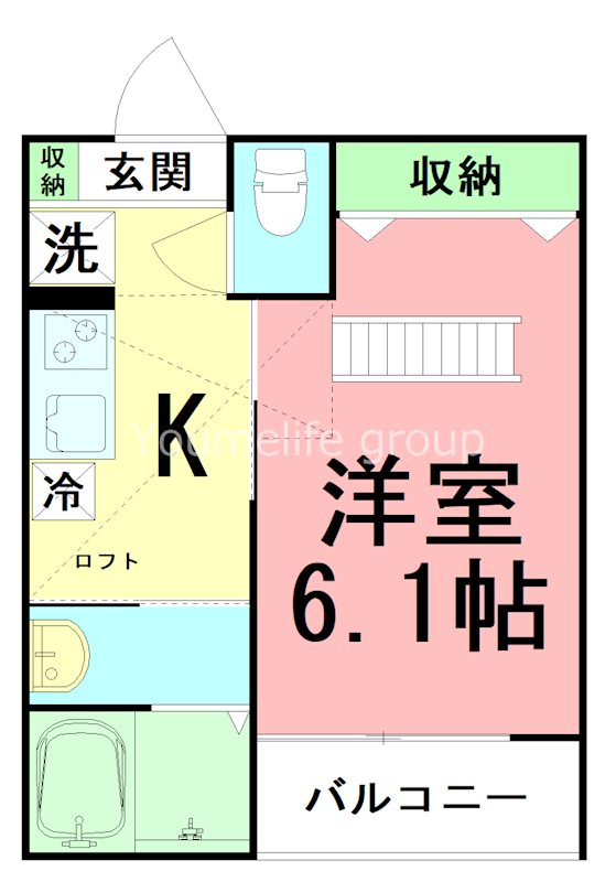 アザーレ・パッシオ本厚木B 301号室 間取り