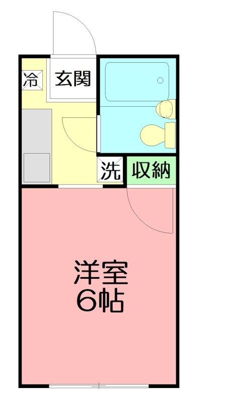 スカイパルユタカ 102号室 間取り
