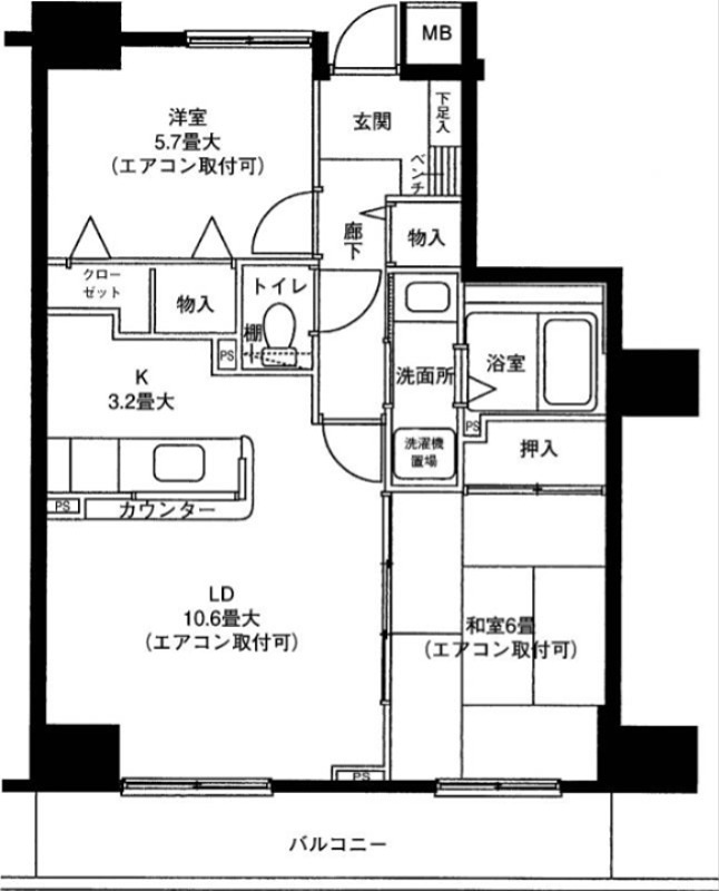 エテルニテ（Ｓ） 503号室 間取り