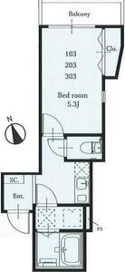 ＦＩＯＲＥ戸塚　壱番館 103号室 間取り