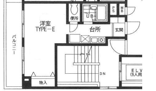 フジスカイ幸町 204号室 間取り