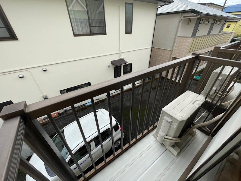 螢田ハイツ ベランダ