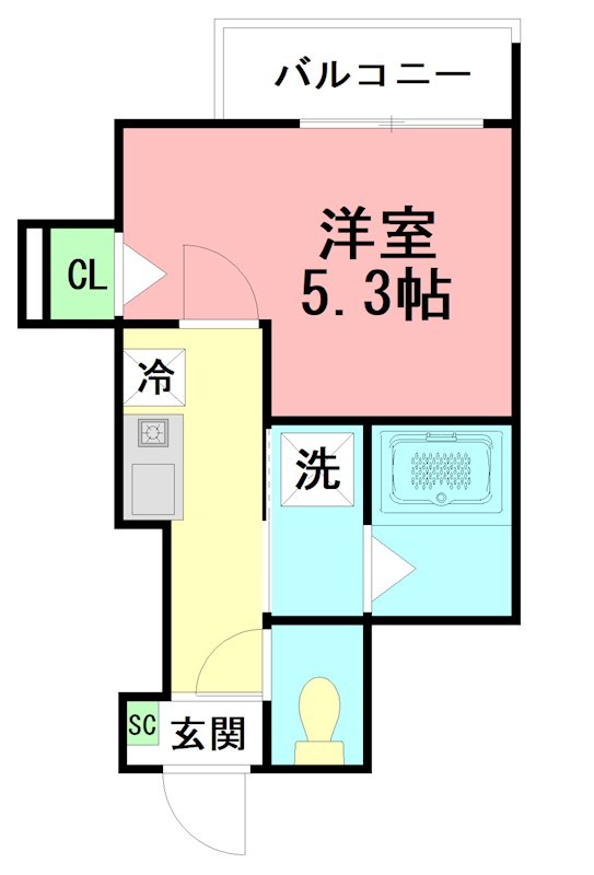 ＦＩＯＲＥ戸塚　壱番館 202号室 間取り