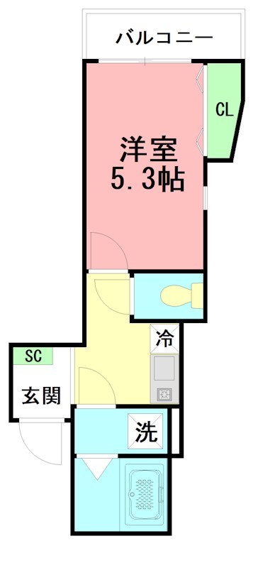 ＦＩＯＲＥ戸塚　壱番館 303号室 間取り