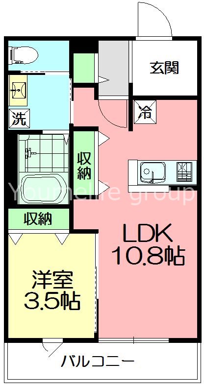 メゾンサンコウ 203号室 間取り