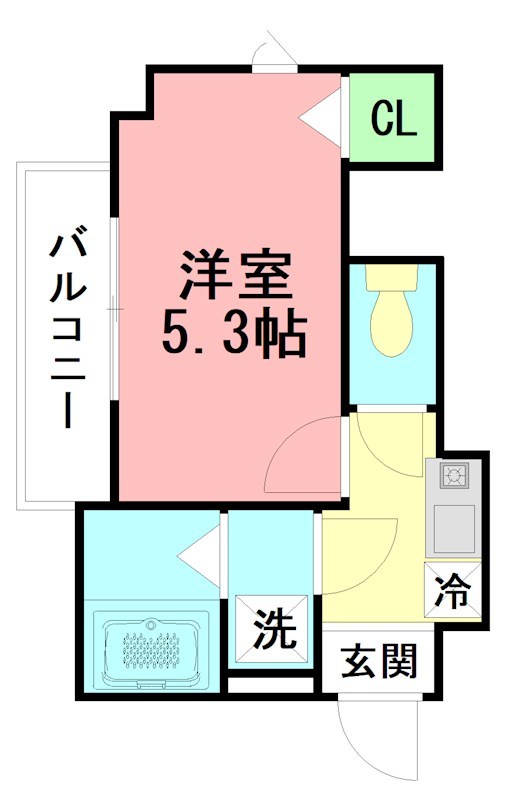 ＦＩＯＲＥ戸塚　壱番館 301号室 間取り