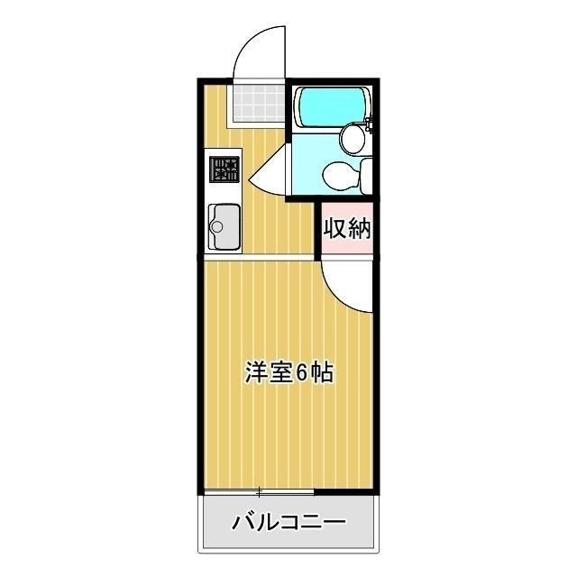 ベルハイツ 203号室 間取り
