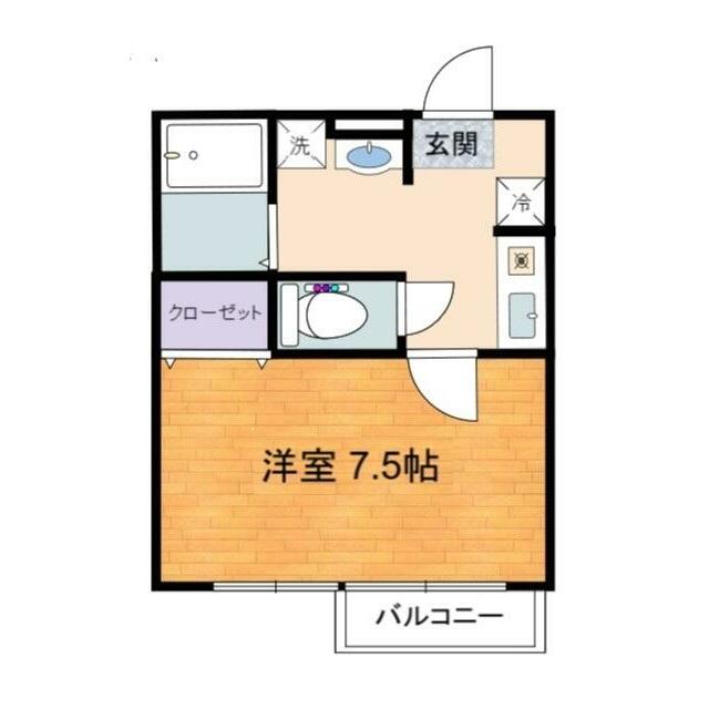 エスポワール厚木 105号室 間取り