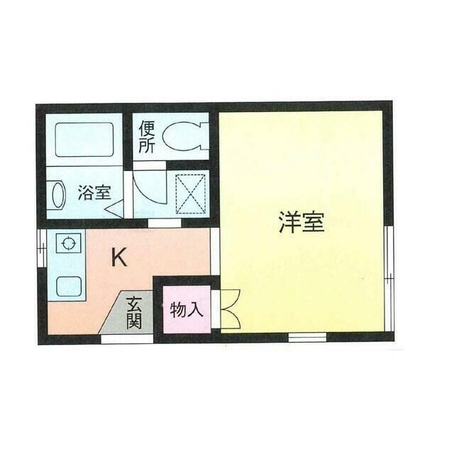 第３喜楽ハイツ 202号室 間取り