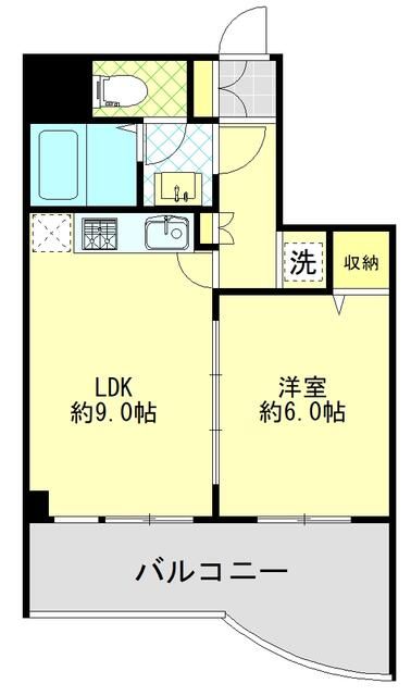 レガート横浜 402号室 間取り