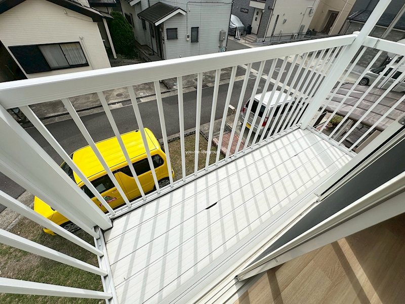 中戸川一戸建て ベランダ