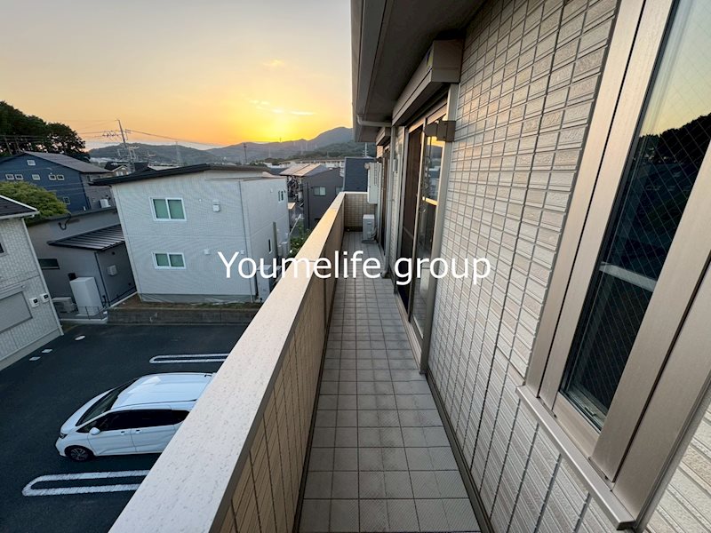ユニヴェールA ベランダ