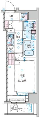 GENOVIA平塚Ⅲ 903号室 間取り