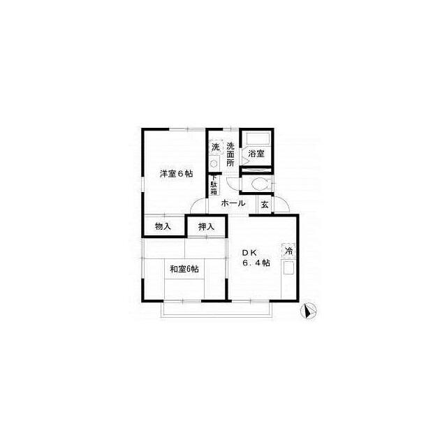 ピアオリーブ 201号室 間取り