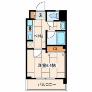 ヴァンヴェール１ 502号室 間取り