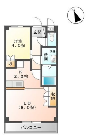 ヴィアーレ・ガーナ 103号室 間取り